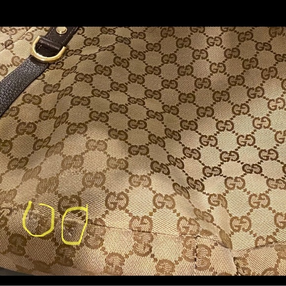 Authentic GUCCI Monogram Abbey Shoulder Bag (Dark Brown) - Picture 4 of 8